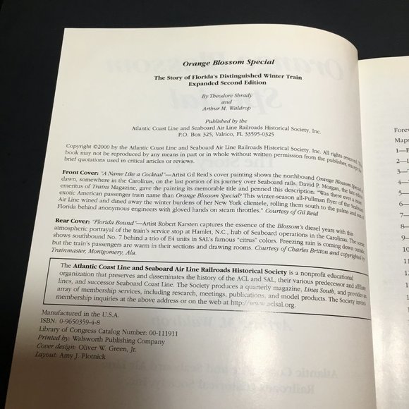 Vintage Collectible Signed and Autographed Train Book.  Great father gift idea - Picture 7 of 16